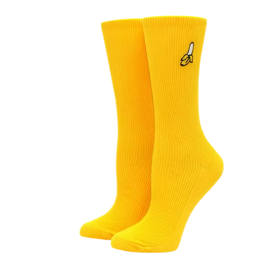 Oggetto regalo di design – chaussettes banane brodee