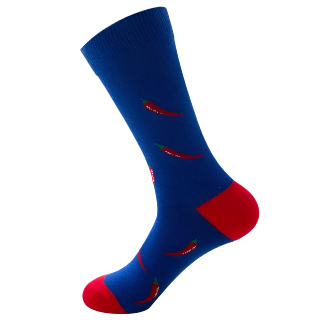 Design-lahja – chaussettes piments rouges mrcol