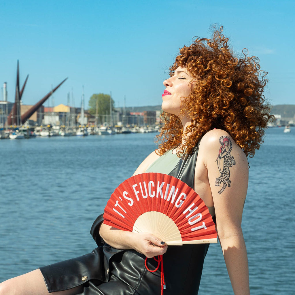 Éventail « It's Fucking Hot » – Fisura – vue 2