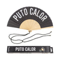 Éventail « Puto calor » Noir – Fisura