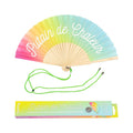 Éventail « Putain de chaleur » Arc-en-Ciel (Brille dans le Noir) – Fisura