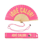 Éventail « Qué calor » Rose – Fisura