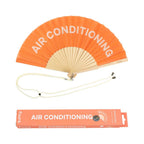 Éventail « Air conditioning » Orange – Fisura
