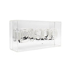 'Disco' Glass Neon Sign - Purple