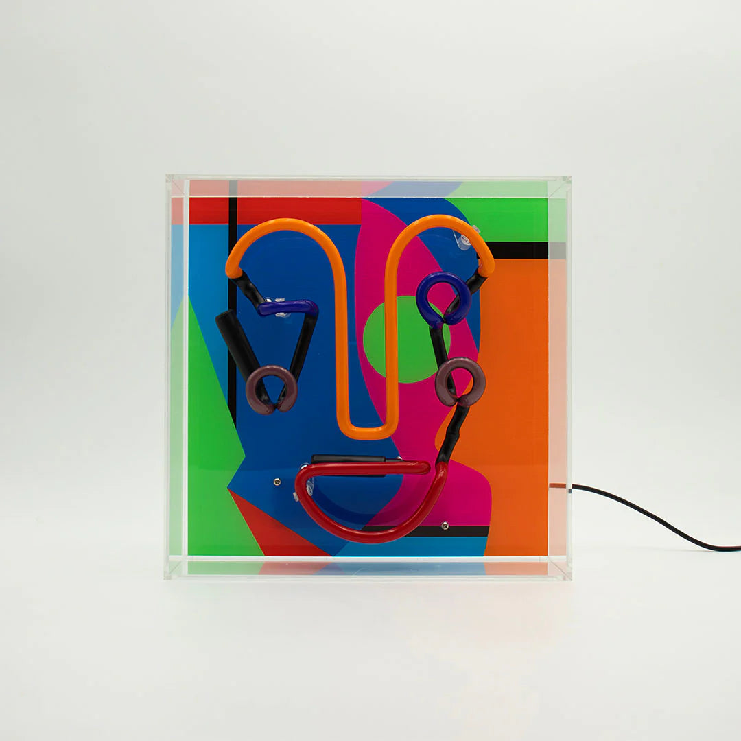 Regalo de diseño – neon memphis face locomocean 