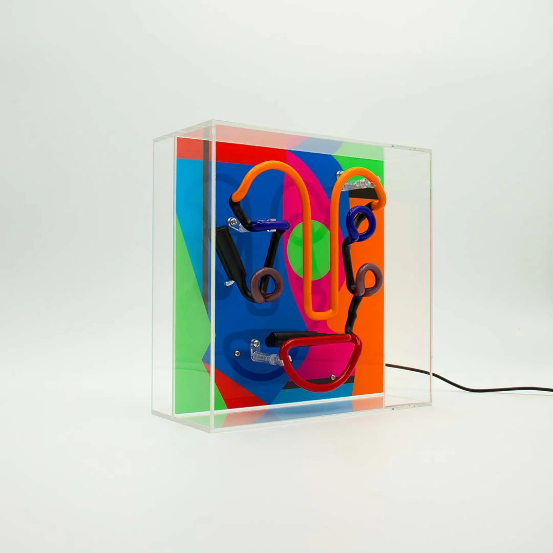 Regalo de diseño – neon memphis face locomocean 