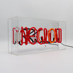 'Negroni' Glass Neon Sign