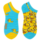 chaussettes courtes depareillees canards