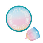 Éventail Pliable « It’s fucking hot » Effet Dégradé – Fisura