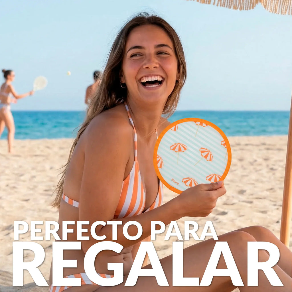 Éventail Pliable Imprimé Parasols – Fisura – vue 5