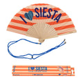Éventail « I love siesta » Pailleté – Fisura