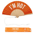 Éventail « I’m hot » Paillettes – Fisura