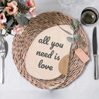 Éventail Demi-Lune « All you need is love » – Fisura – vue 5
