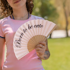Éventail Mini « Born to be cute » – Fisura – vue 2