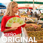 Éventail Imprimé Olives – Fisura – vue 2
