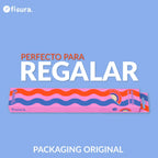 Éventail « Ondas » Rouge, Rose et Bleu – Fisura – vue 6