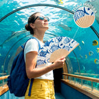 Éventail Imprimé Poissons – Fisura – vue 4