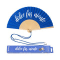 Éventail « Dolce far niente » Bleu – Fisura