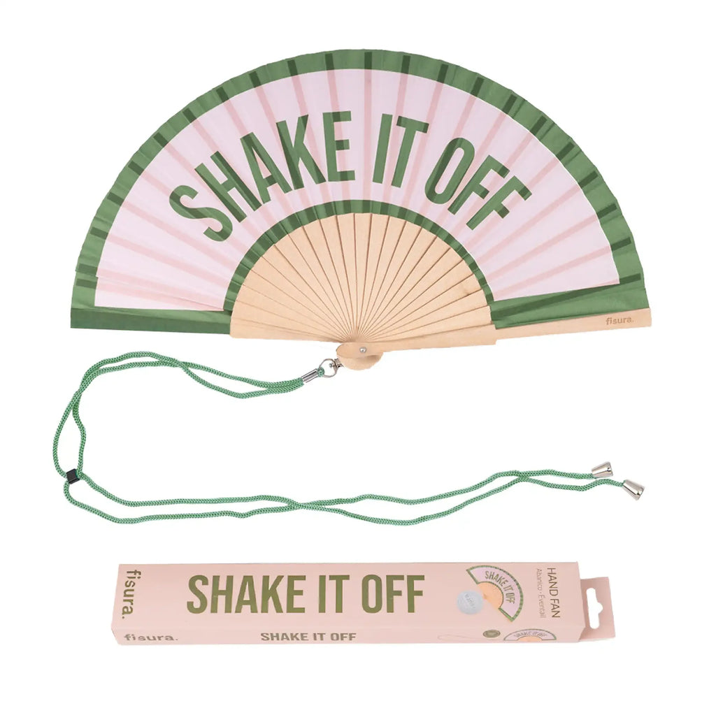 Éventail « Shake it off » Rose – Fisura