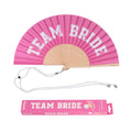 Éventail « Team bride » Rose – Fisura