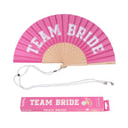 Éventail « Team bride » Rose – Fisura