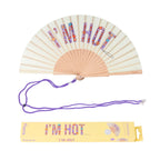 Éventail « I’m hot » – Fisura