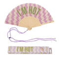 Éventail « I’m hot » Vagues – Fisura