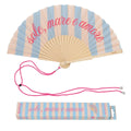 Éventail « Sole, mare e amore » – Fisura