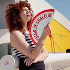 Éventail Imprimé « Putain de chaleur » Rouge – Fisura – vue 5
