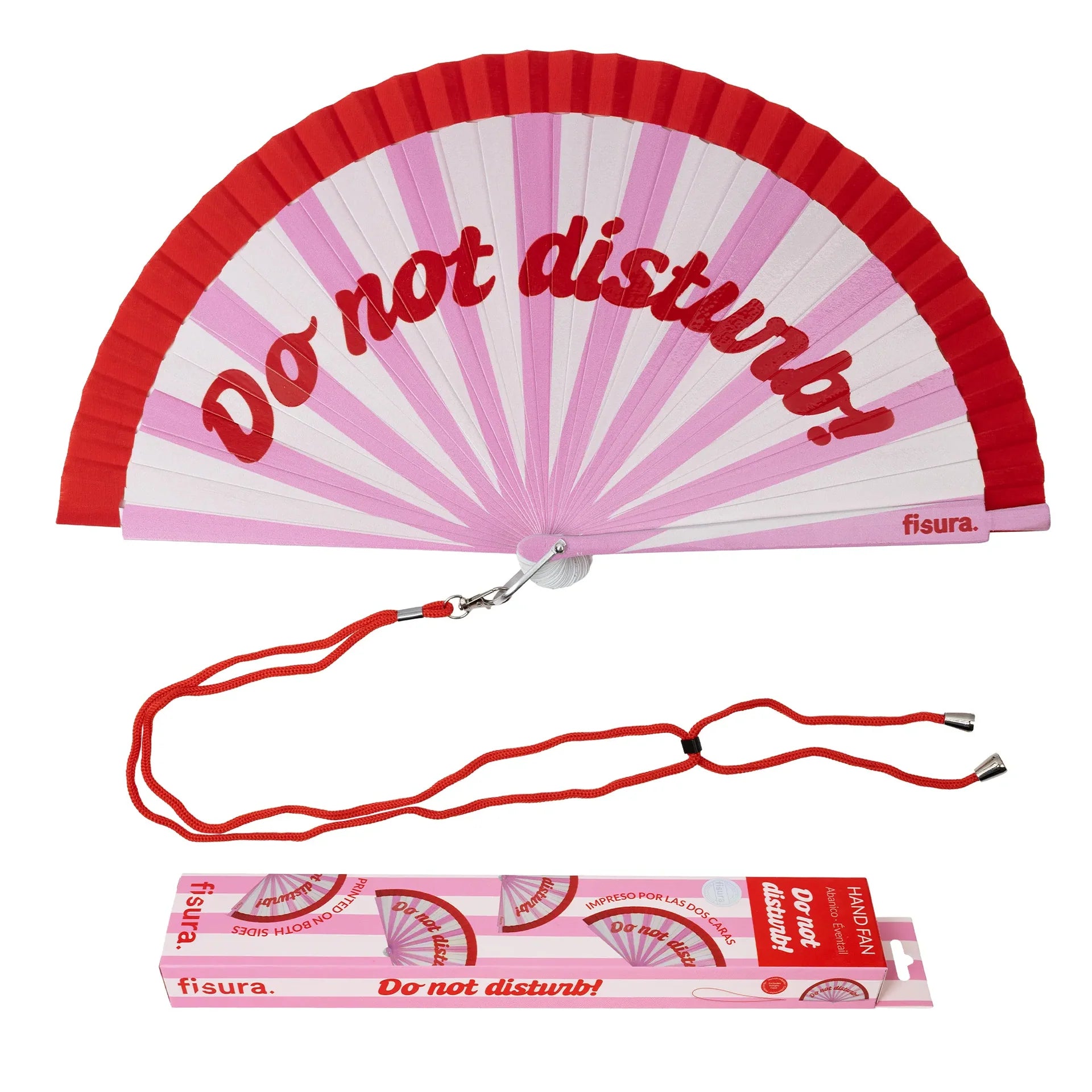 Éventail Imprimé « Do not disturb » – Fisura