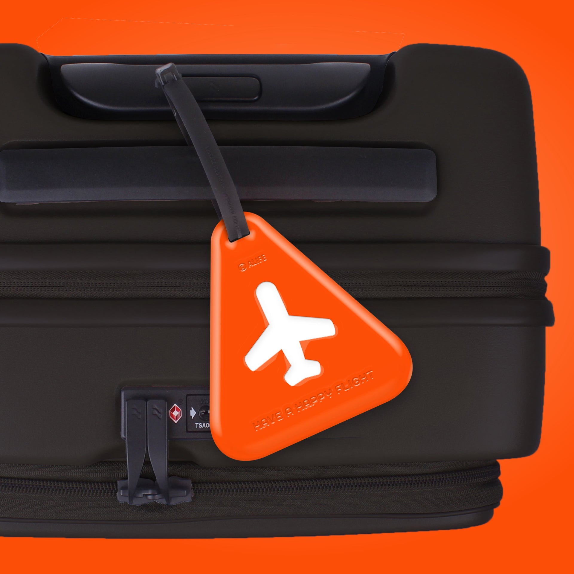 Etichetta per bagagli a triangolo