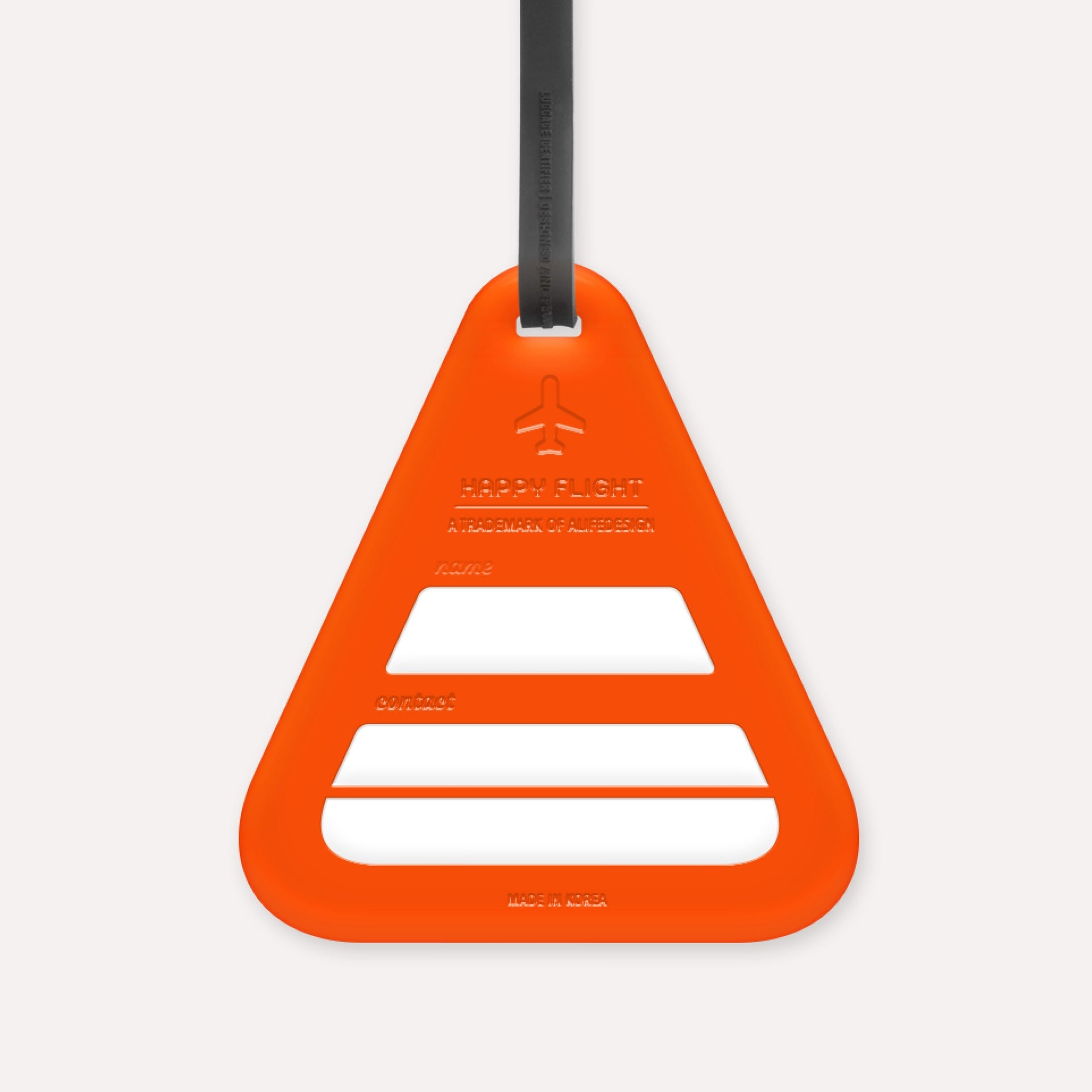 Etichetta per bagagli a triangolo