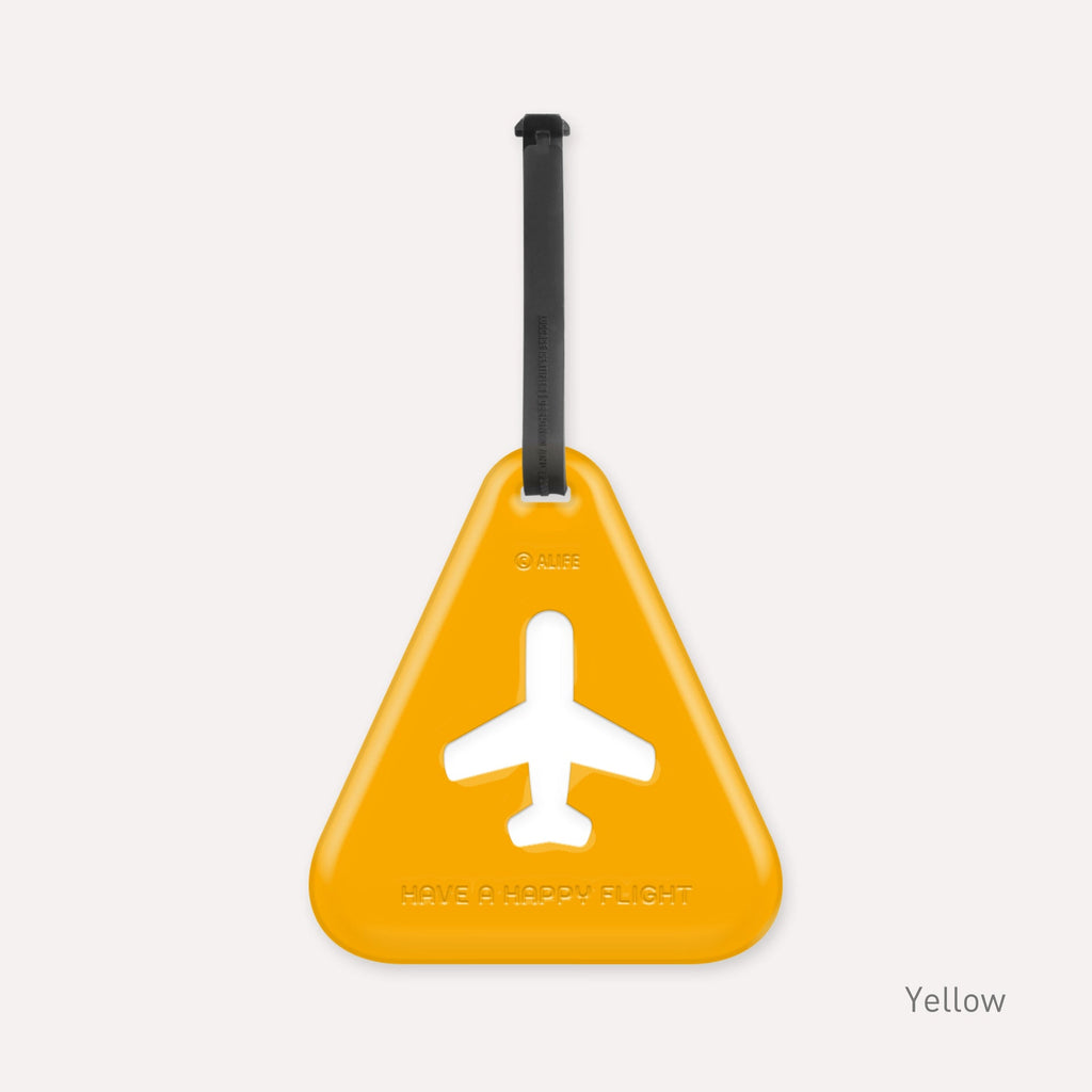 Etichetta per bagagli a triangolo