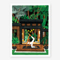 Yoga Terrasse - Affiche