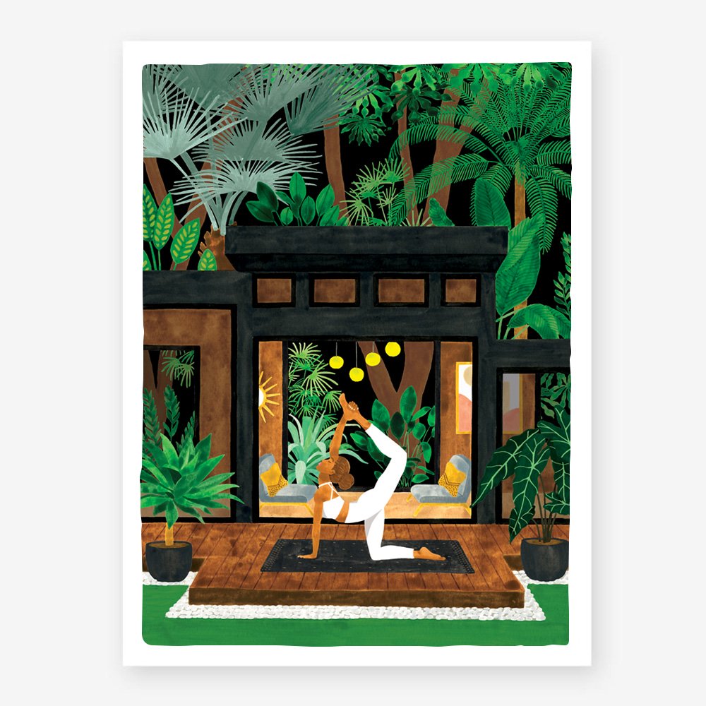 Yoga Terrasse - Affiche