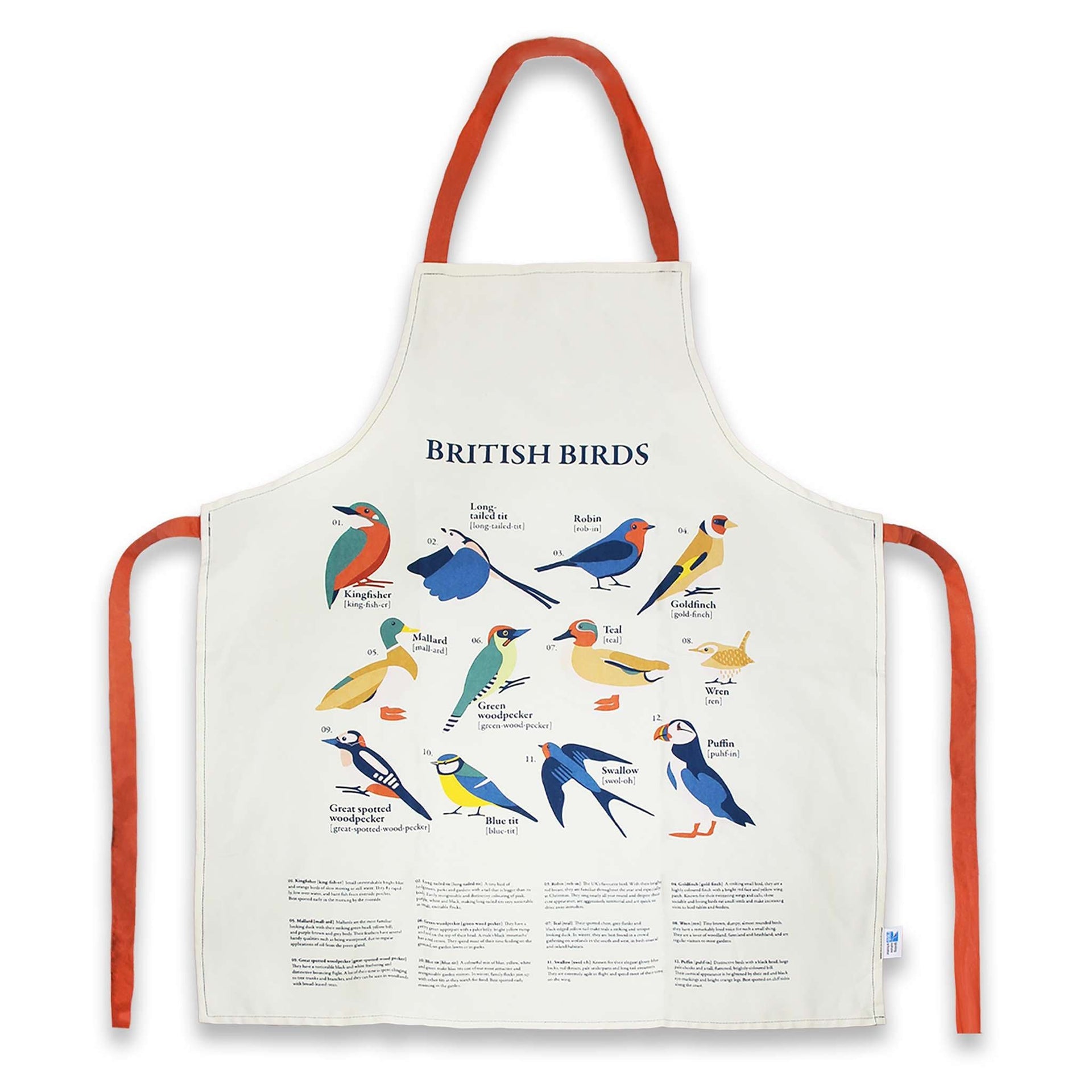 RSPB-Schürze – Gartenvögel, britische Vögel