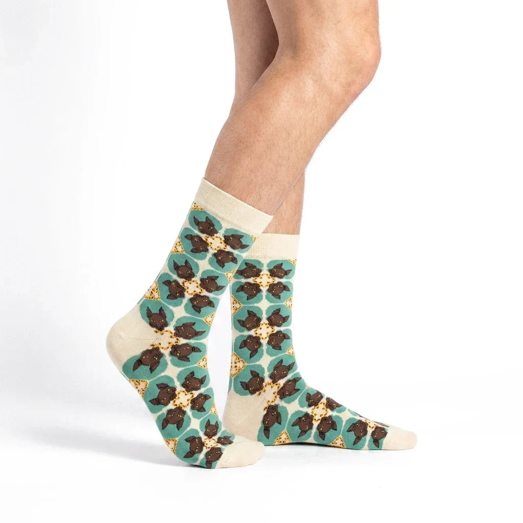 Chaussettes « Azulejo Bordalo – Chats » - Chulé