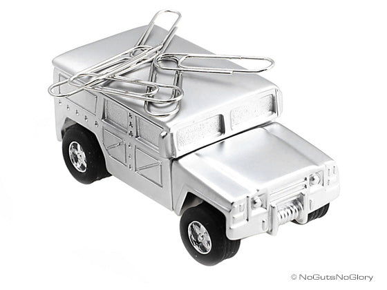 Designcadeau – Aimant à trombones 4x4 Hummer Meta[l]morphose | Boutique d'objets cadeaux designs kokochao.com