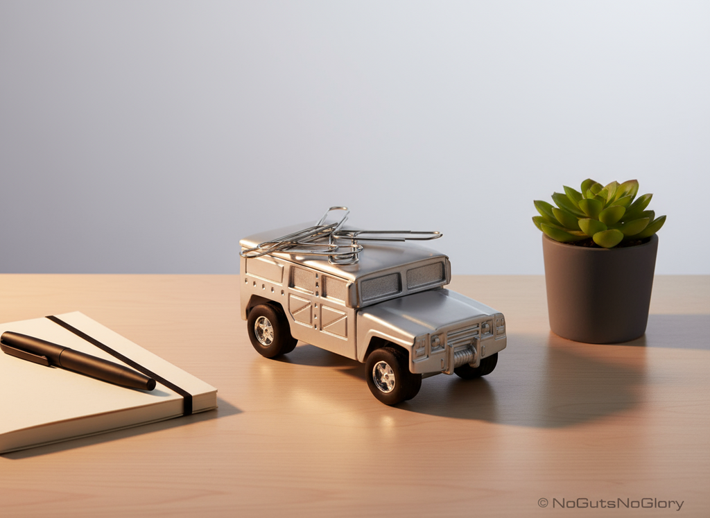 Aimant à trombones 4x4 Hummer | Designproducten en originele cadeaus