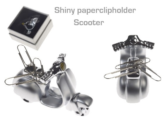 Designcadeau – Aimant à trombones Scooter Meta[l]morphose | Boutique d'objets cadeaux designs kokochao.com