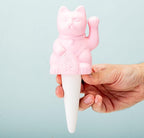 Designcadeau – Arroseur Autonome Chat Chanceux Rose - le Chat Chanceux