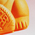 Designcadeau – Artprint Chat Chanceux Pêche - le Chat Chanceux