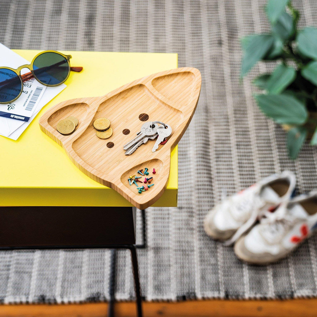 Regalo de diseño – assiette bambou fusee 