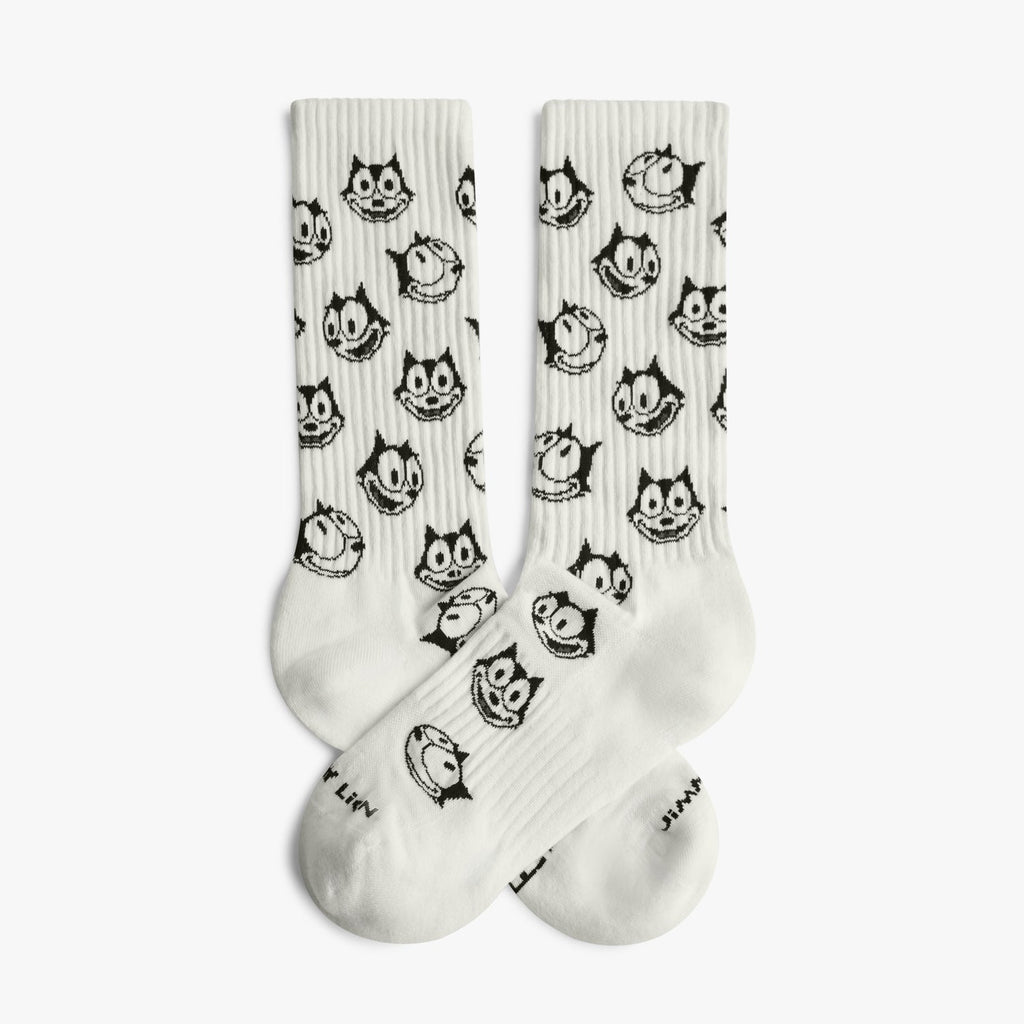 Felix the Cat Sportsocken - Weiß