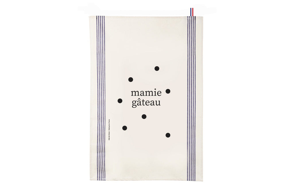 Oggetto regalo di design – torchon famille mamie gateau pied de poule 3760140191460 3760140191460