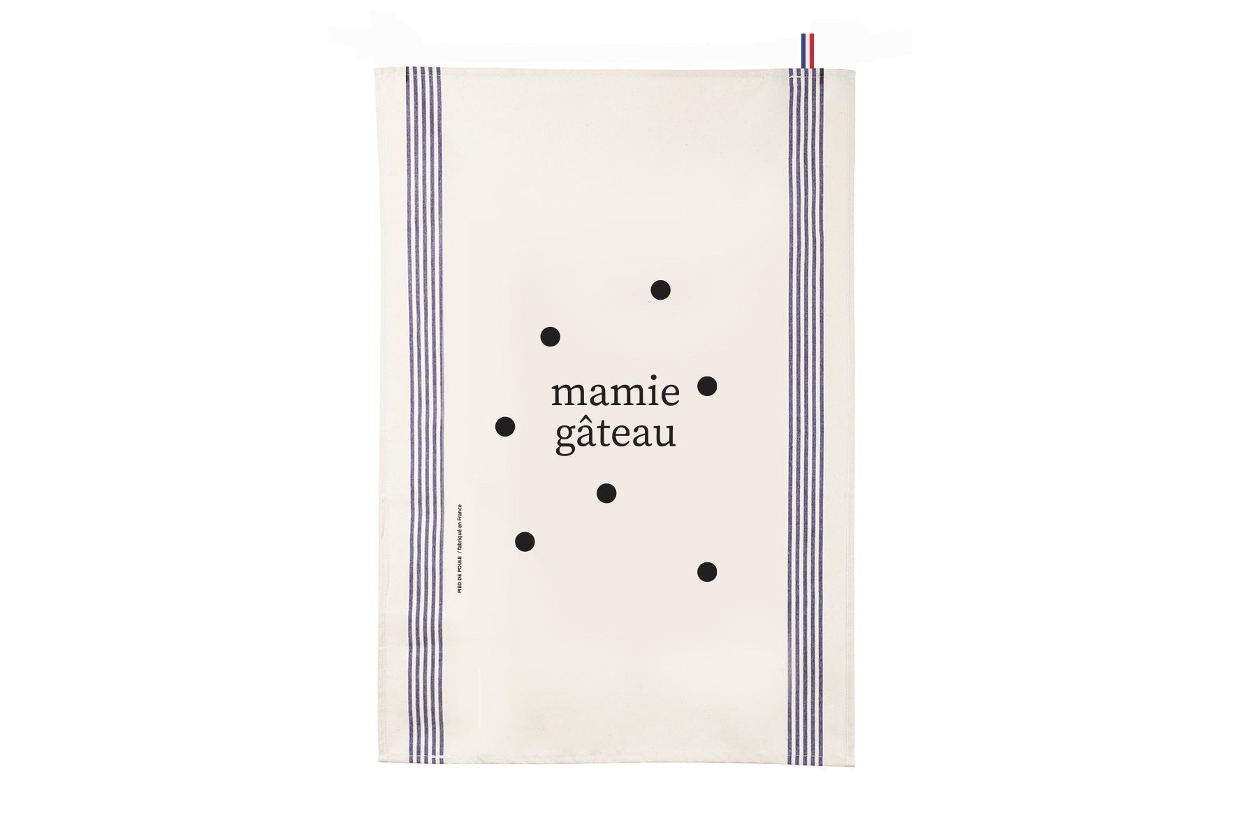 Designcadeau – torchon famille mamie gateau pied de poule 3760140191460 3760140191460