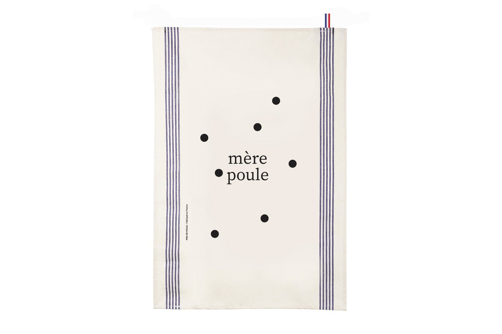 Regalo de diseño – torchon famille mere poule pied de poule 