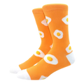chaussettes oranges oeuf au plat mrcol