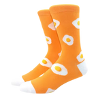 chaussettes oranges oeuf au plat mrcol