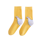 Oggetto regalo di design – chaussettes jaunes canard blanc mrcol